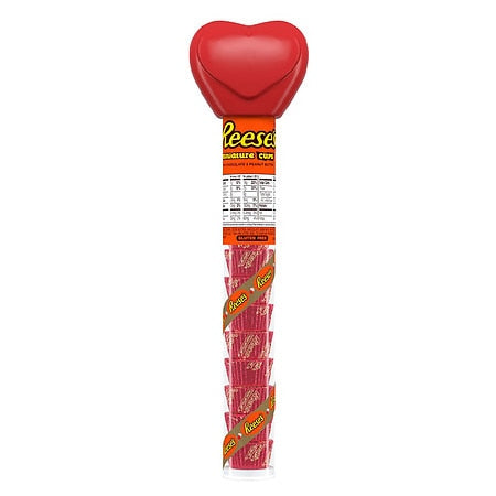 Reese's, Miniatures Milk Chocolate and Peanut Butter Cups in a Heart Topped Candy Cane, Valentine's Day Candy, 2.24 Oz - 2.17 Oz | CVS - Bellso